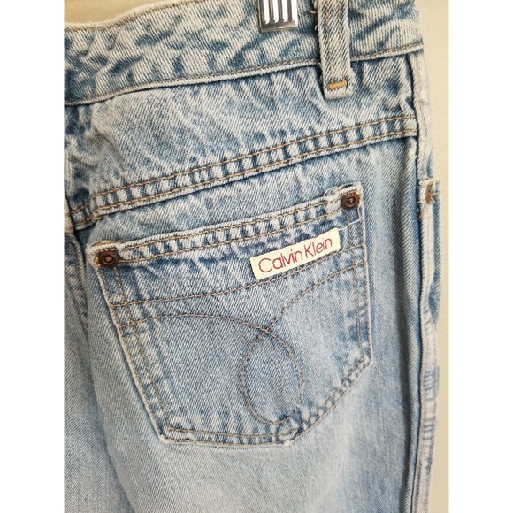Vintage Calvin Klein denim Jean's size 6 8 10 28 27 29 - Picture 6 of 12